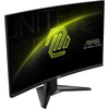 Moniteur de jeu incurvé Msi mag 27c6f 27 (noir, 2x hdmi, port d'affichage, 180 hz)