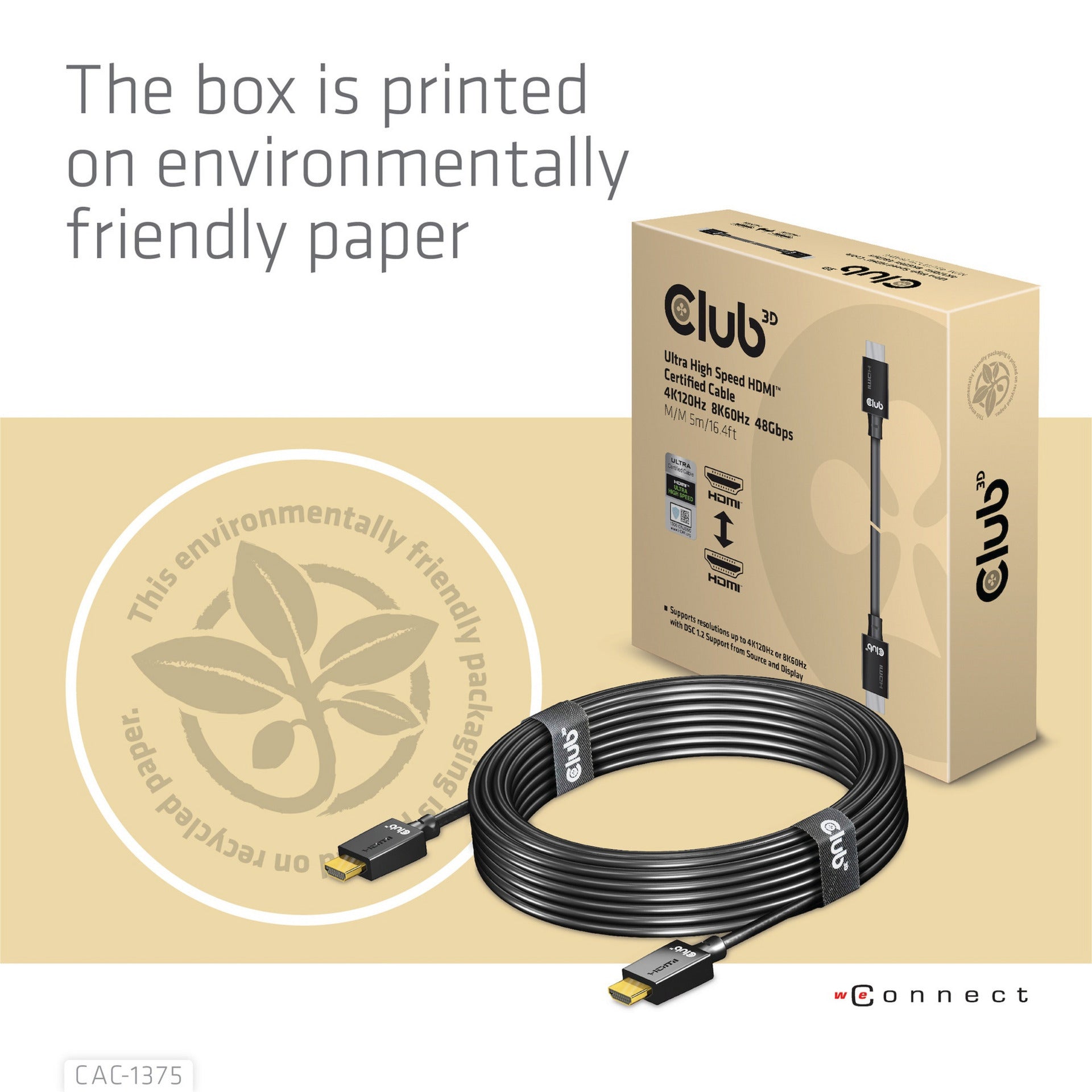 Club 3D Ultra High Speed ​​HDMI certifié