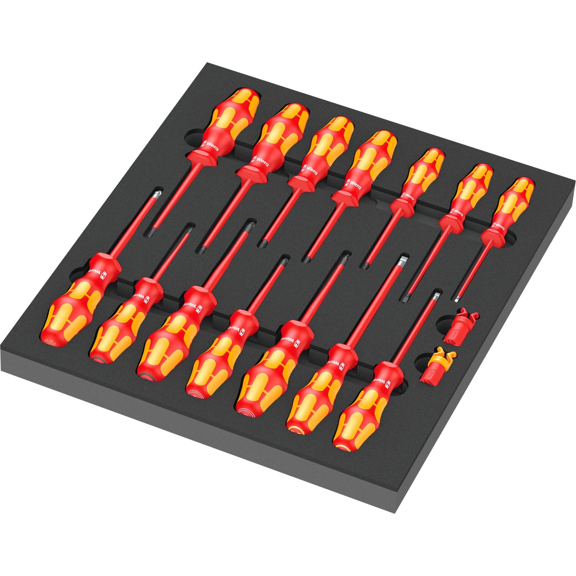 Insert moussant wera 9711 avec tournevis VDE