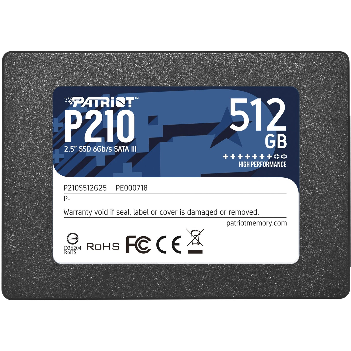 Patriot P210, 512 Go