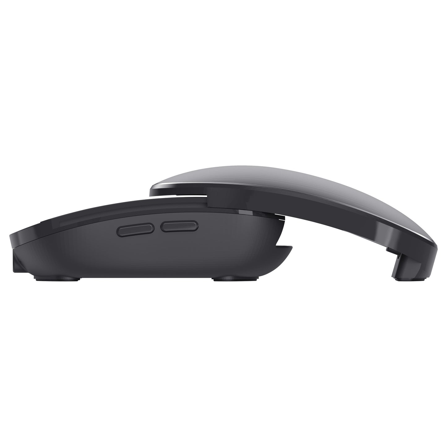 Souris de poche portable et rétractable Trust zylo (noir, 1 000 - 2 400 dpi)