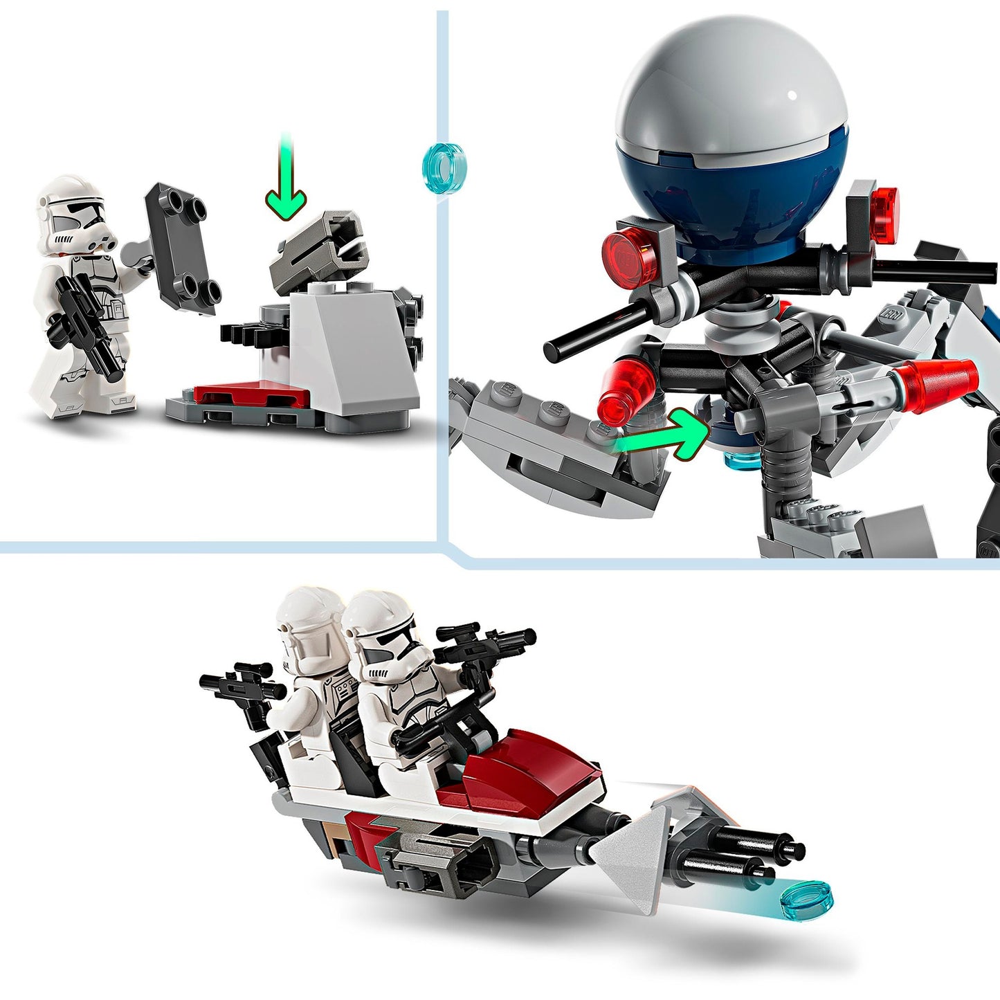 LEGO LEGO Star Wars 75372 Clone Trooper and Battle Droid Battle Pack