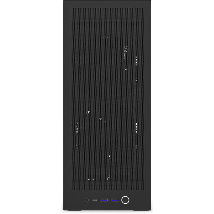 Boîtier mini tour Nzxt h2 flow (noir | 2x USB-A | 1x USB-C | verre trempé)