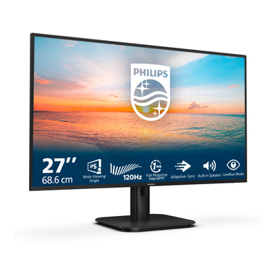Moniteur Philips 27e1n1200a 00 27 (noir, VGA, HDMI, port d'affichage, audio, 120 Hz)