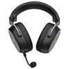 Casque de jeu supra-auriculaire sans fil Hator Hypergang 3 (noir, RVB, Bluetooth USB 2,4 GHz)