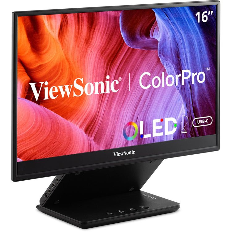 Moniteur Viewsonic vp16-oled 16 (noir (mat), 1x micro HDMI, USB-C, son)