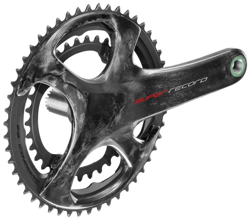 Campagnolo manivelle super record carbone 2x12 vitesses 52 36