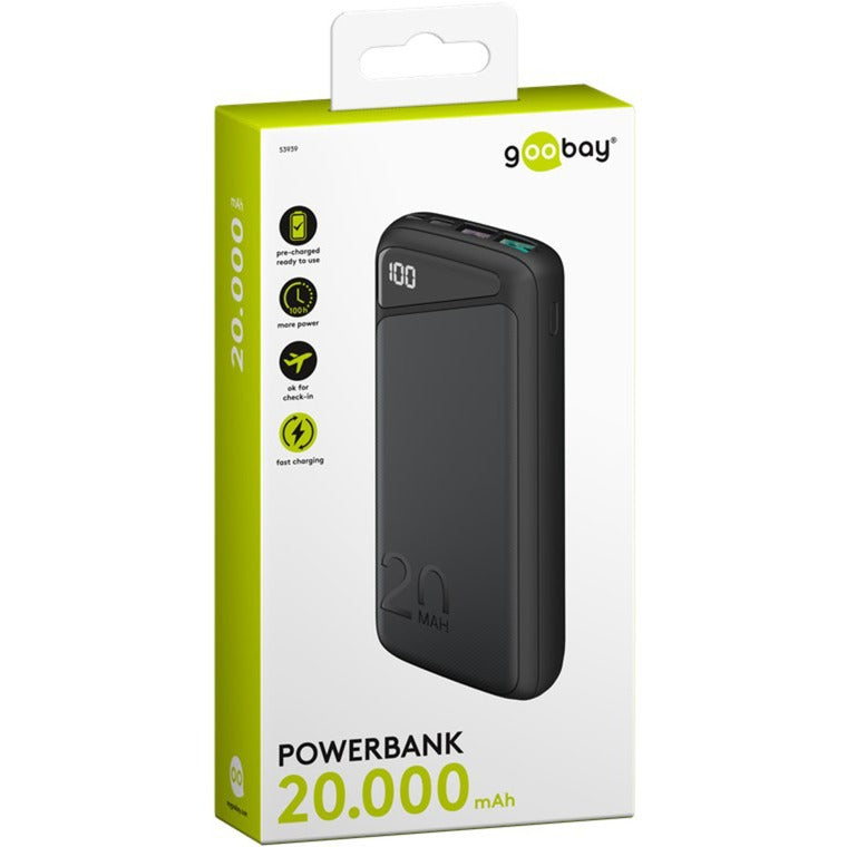 Goobay charge powerbank 20 000 mAh