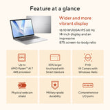 Asus vivobook 14 m1407ga-ly012w 14 copilot + ordinateur portable (argent | ryzen 7 445 | radeon 840m | 16 go | SSD 512 GD) - afbeelding 25