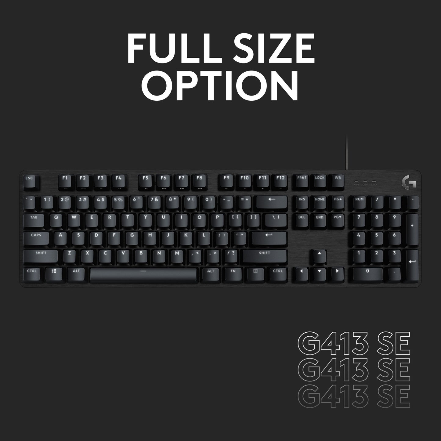 Clavier de jeu mécanique Logitech G413 TKL SE