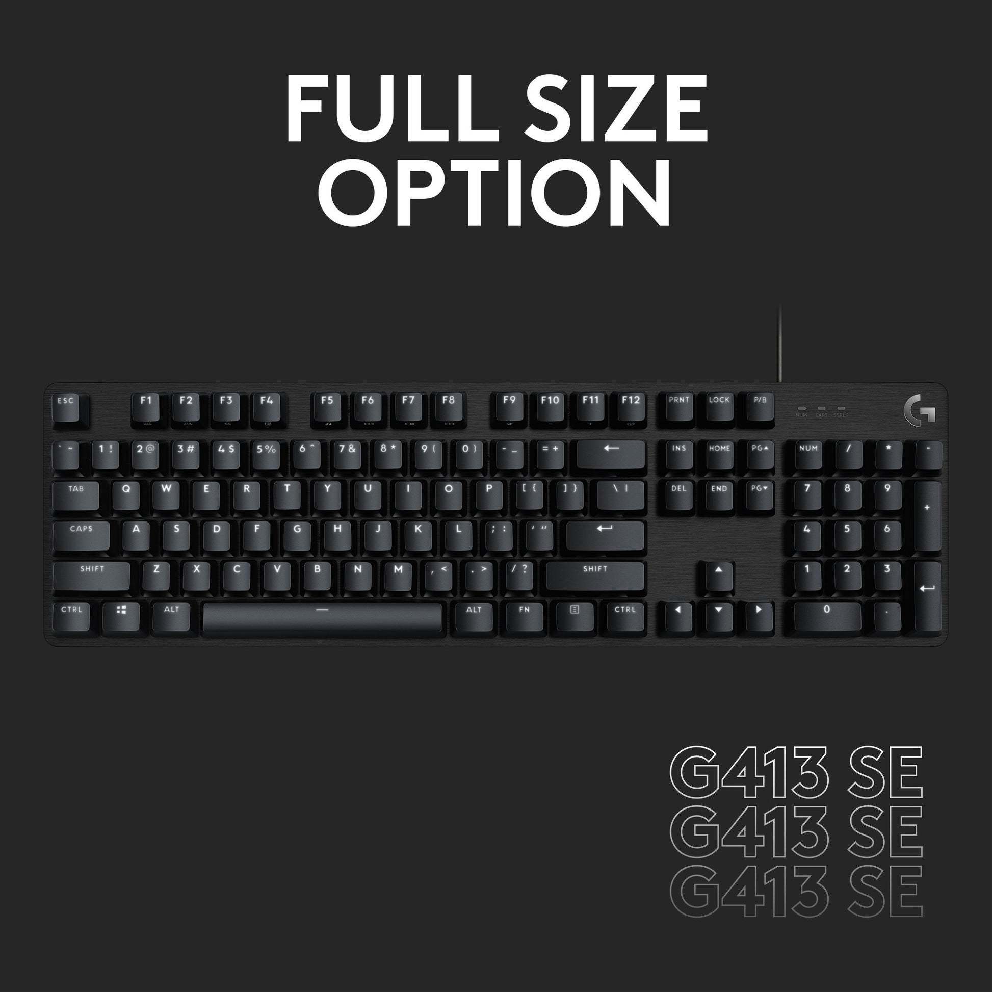 Clavier de jeu mécanique Logitech G413 TKL SE