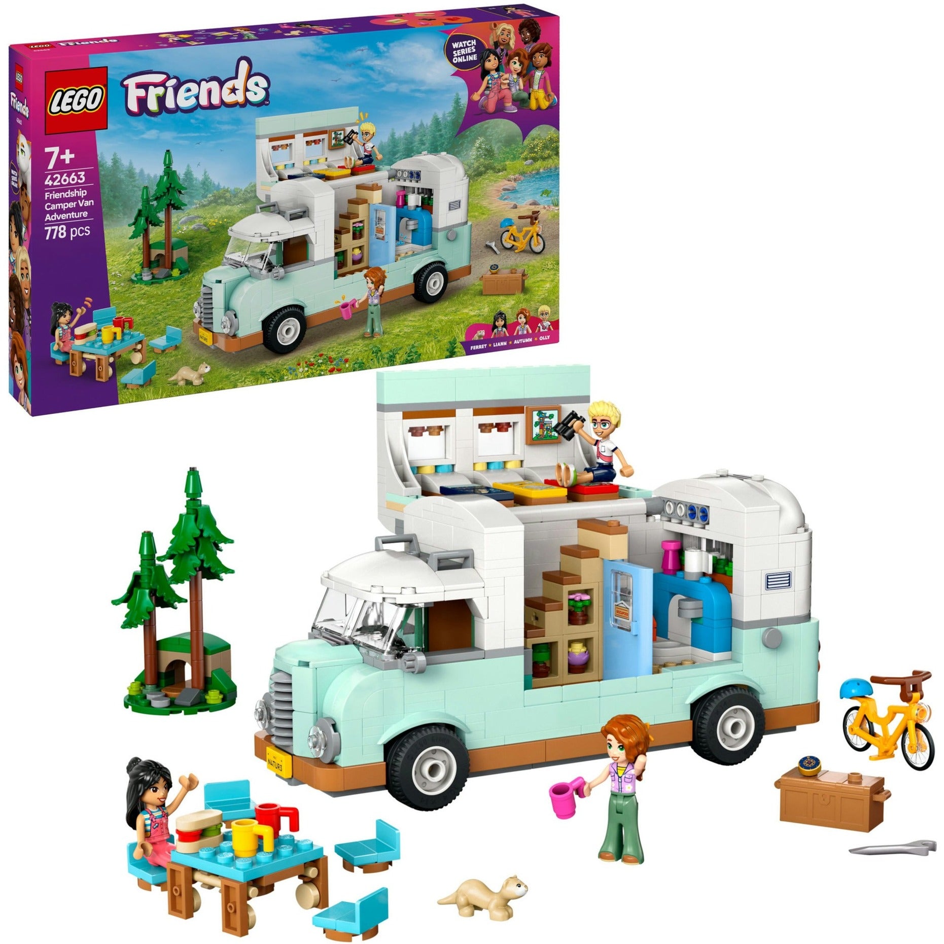 LEGO LEGO Friends 42663 Camper Adventure avec des amis