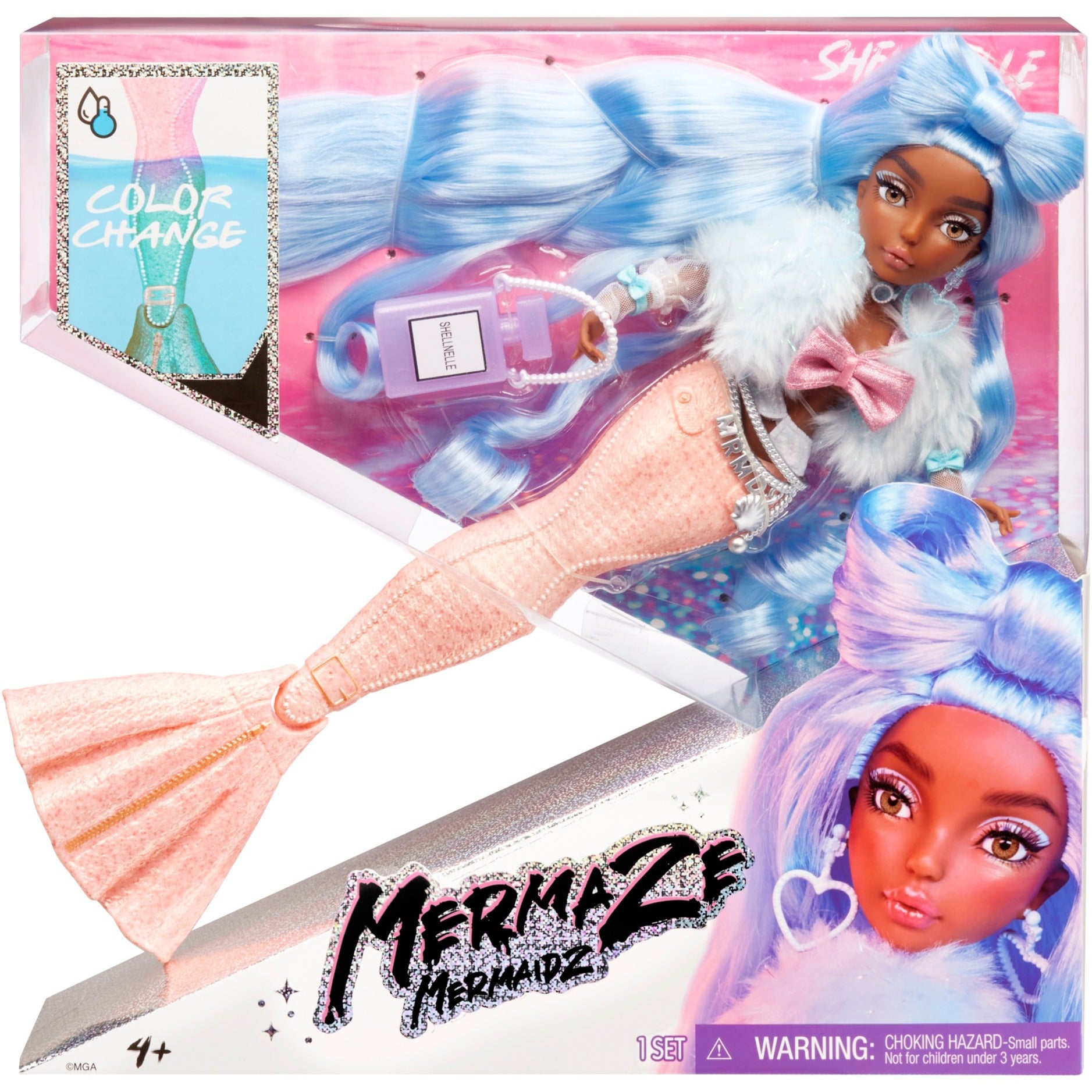 MGA Entertainment Mermaz Sirmaidz Changement de couleur Shellnelle