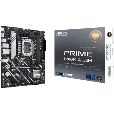 Carte mère Asus Prime H810M-A-CSM Socket 1851 (RAID, GB-LAN, Son, µATX)