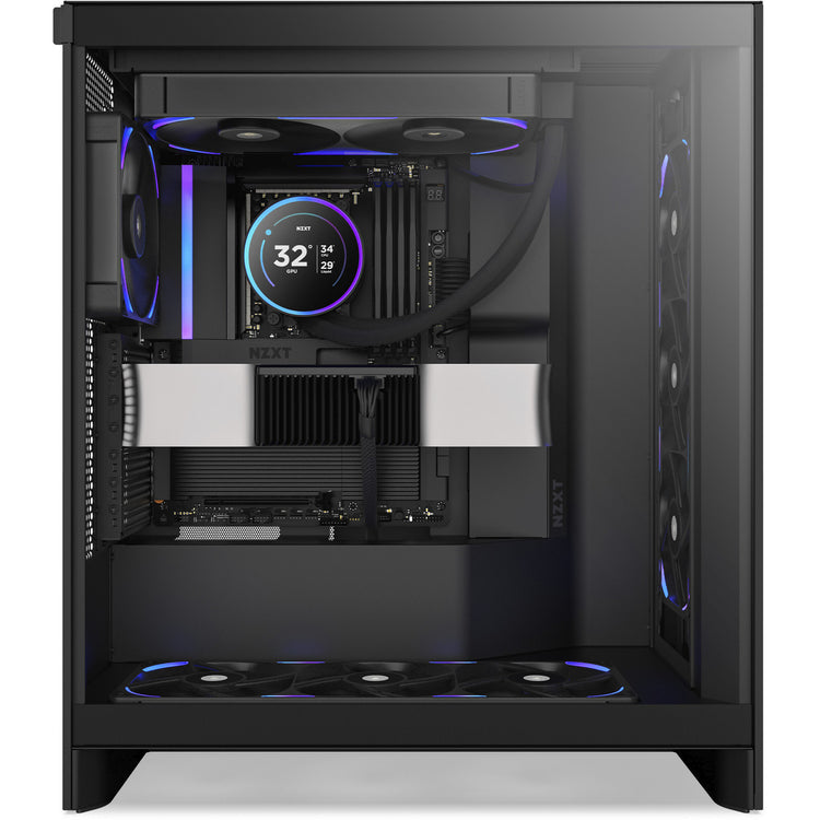Nzxt performance fan f280x ventilateurs de boîtier rgb (noir, 2 pièces, 280 x 140 x 30 mm, pwm)