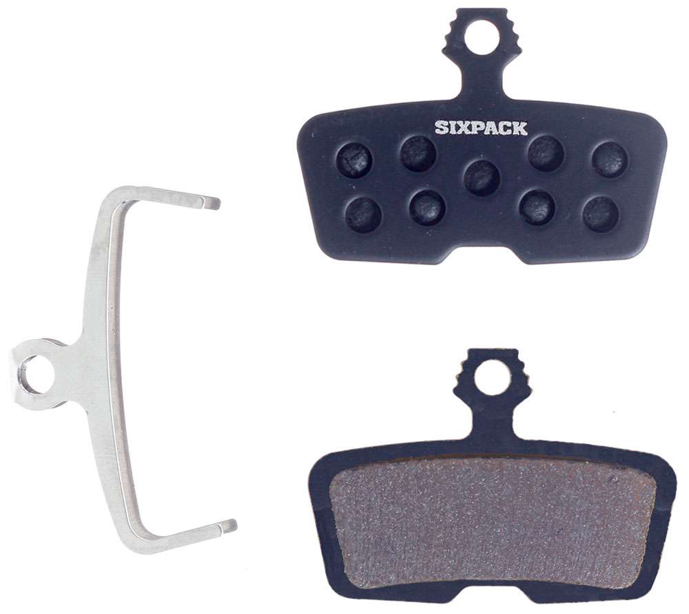 Pack de six plaquettes de frein à disque semi-métalliques Racing Avid Code Coder