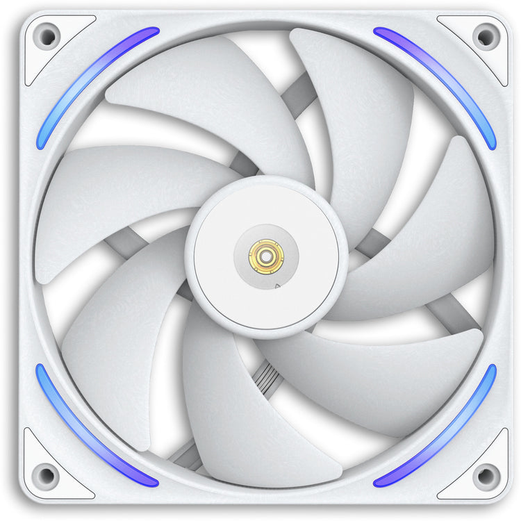 Nzxt f140x ventilateur de boîtier rgb (blanc, 140 x 140 x 30 mm, pwm)