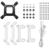 Refroidissement par eau Deepcool mystique 360 (blanc, connecteur de ventilateur PWM à 4 broches)