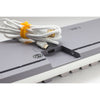 Ducky one 3 mist gray, clavier (gris clair, disposition américaine, rouge cerise mx, led rgb, pbt double-shot, remplaçable à chaud, mécanique charlatan)
