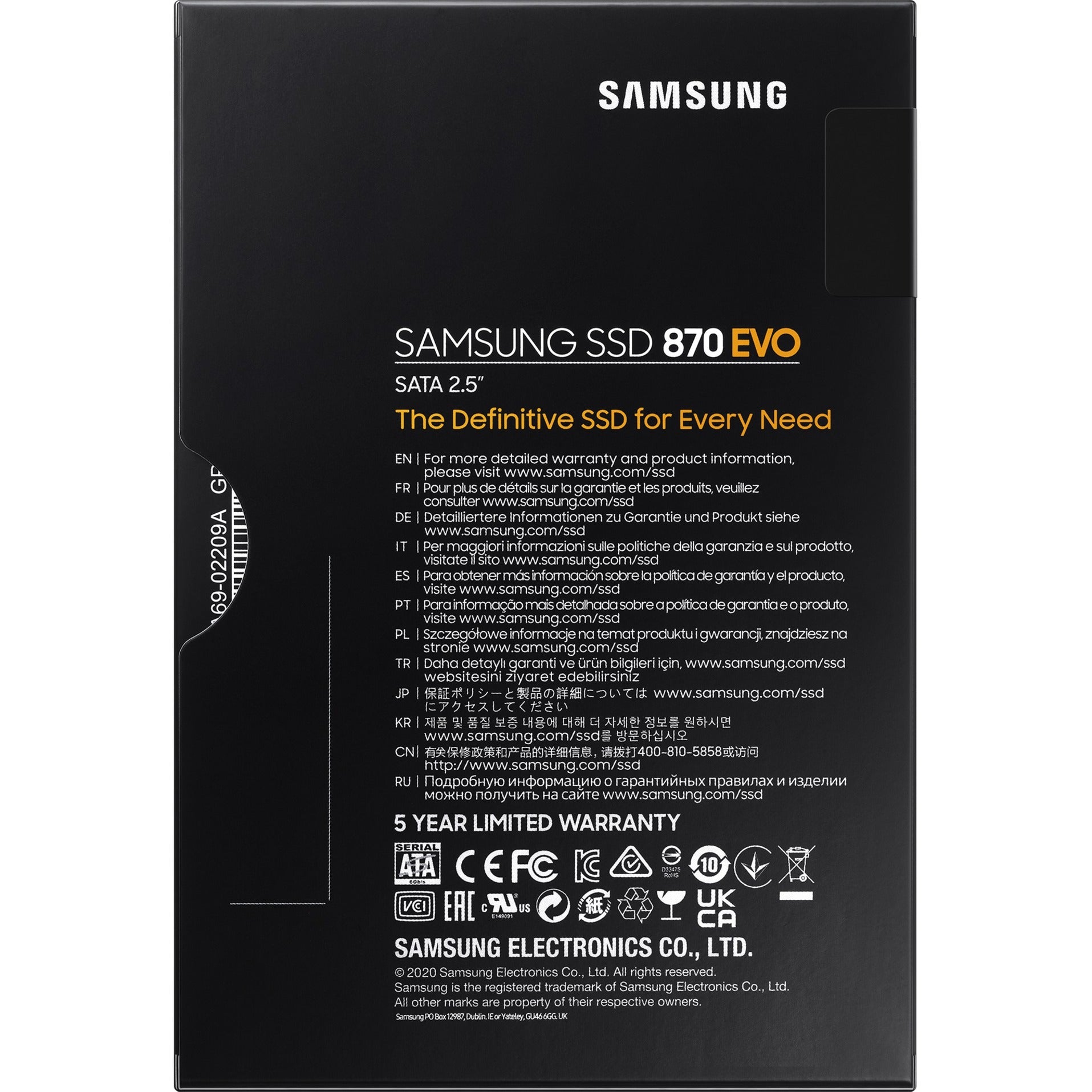 Samsung 870 Evo, 500 Go