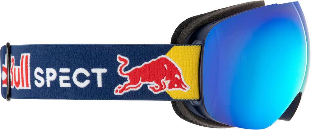 Red Bull Spec Eyewear Bent-03bl3 Smoke Ice Blue Mirror - Masque de ski