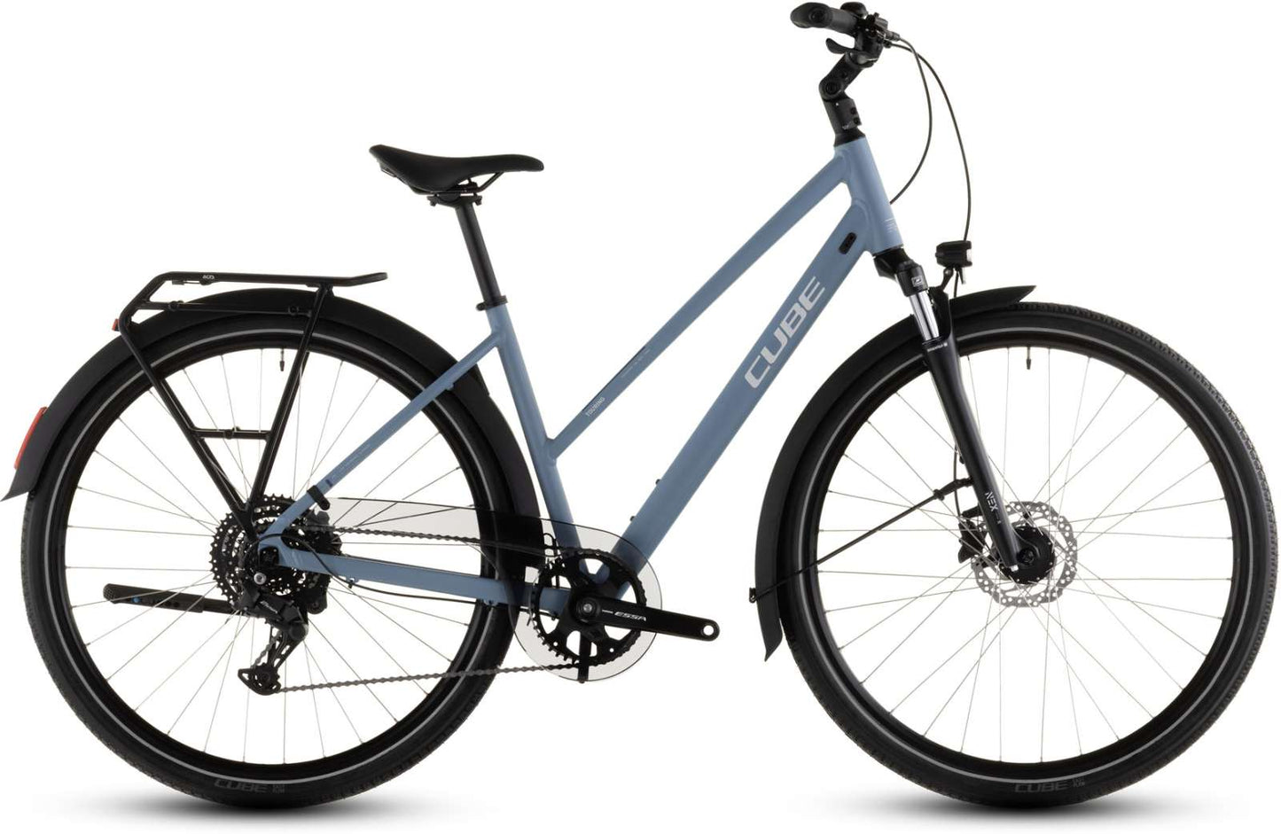 Cube faisant le tour d'un trapèze bluebird'n'grey