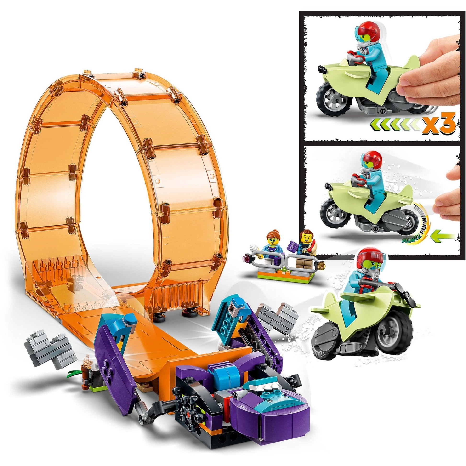 LEGO LEGO CITY 60338 Crossage de cascadeurs de chimpanzé