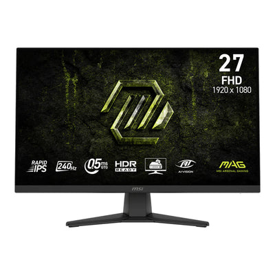 Moniteur de jeu MSI Mag 272F x24 27 (noir, 2x HDMI, 1x DisplayPort, AMD FreeSync, 240 Hz)