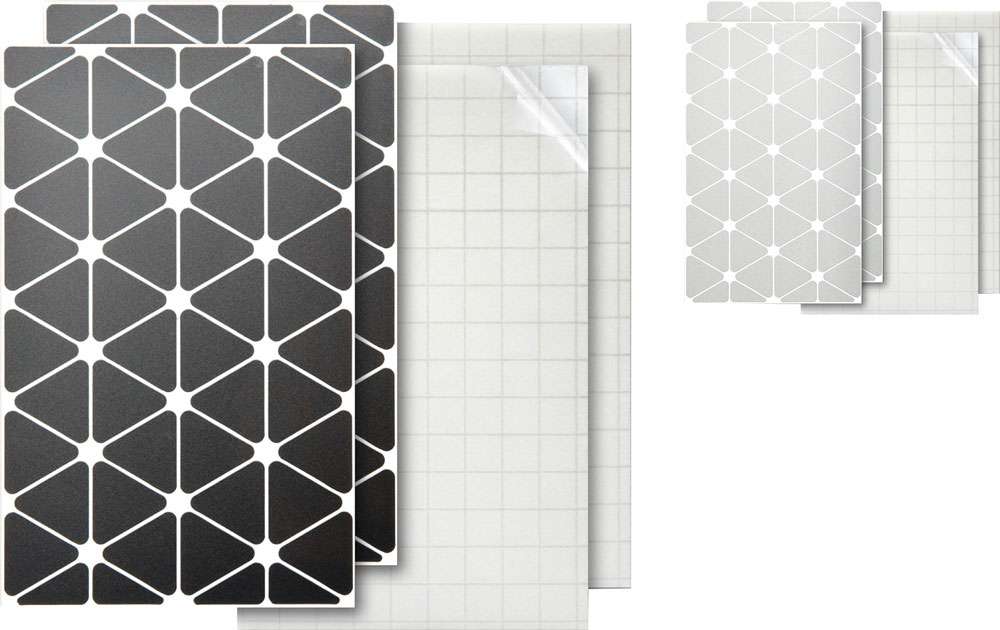 Triangles d'autocollants réfléchissants Luxshield