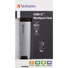 Verbatim USB 3.2 Gen 1 Multiport Hub, USB-C> 2x USB-A + US