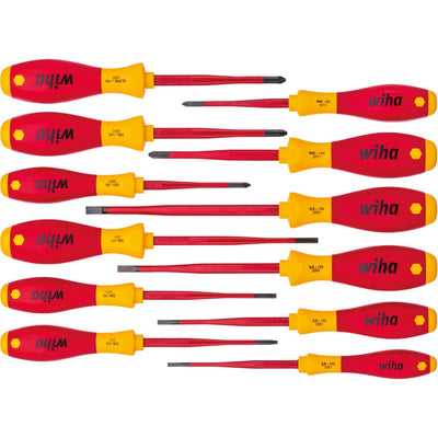 Wiha Tournevis Set Softfinish Electric Slimfix