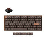 Clavier mécanique RVB Keychron k3 max-h3w tout bois édition spéciale (couleur bois, disposition américaine (qwerty), marron pompon de lait, 75 %, LED RVB, pbt double-shot, échange à chaud, 2,4 GHz | Bluetooth 5.1 | USB-C) - afbeelding 1