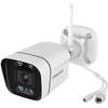 Foscam v5p, caméra wifi bi-bande 3k 5mp avec alarme sonore et lumineuse (blanc)