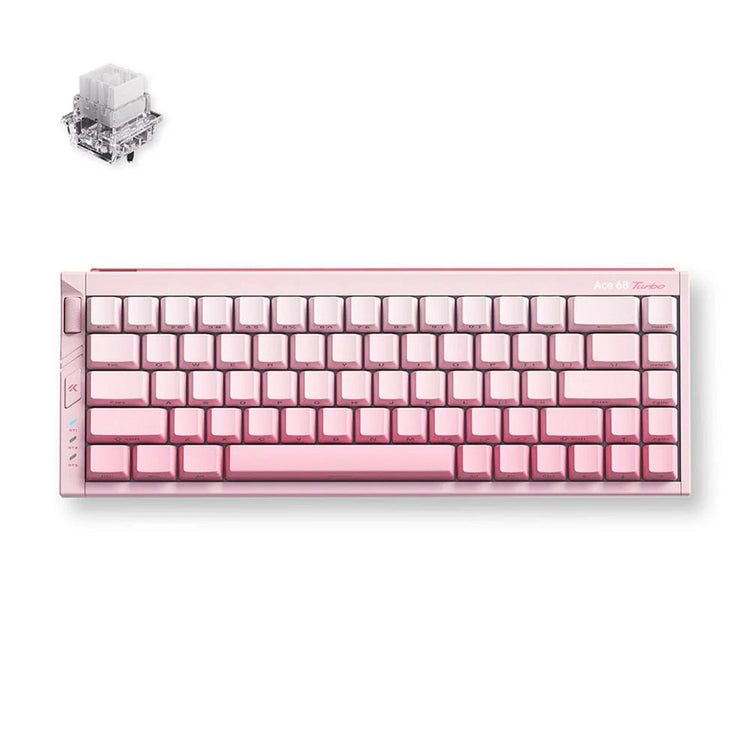 Mchose ace 68 turbo il magn.mtai rose nous, clavier de jeu (disposition américaine)