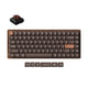 Clavier mécanique RVB Keychron k3 max-h3w tout bois édition spéciale (couleur bois, disposition américaine (qwerty), marron pompon de lait, 75 %, LED RVB, pbt double-shot, échange à chaud, 2,4 GHz | Bluetooth 5.1 | USB-C)