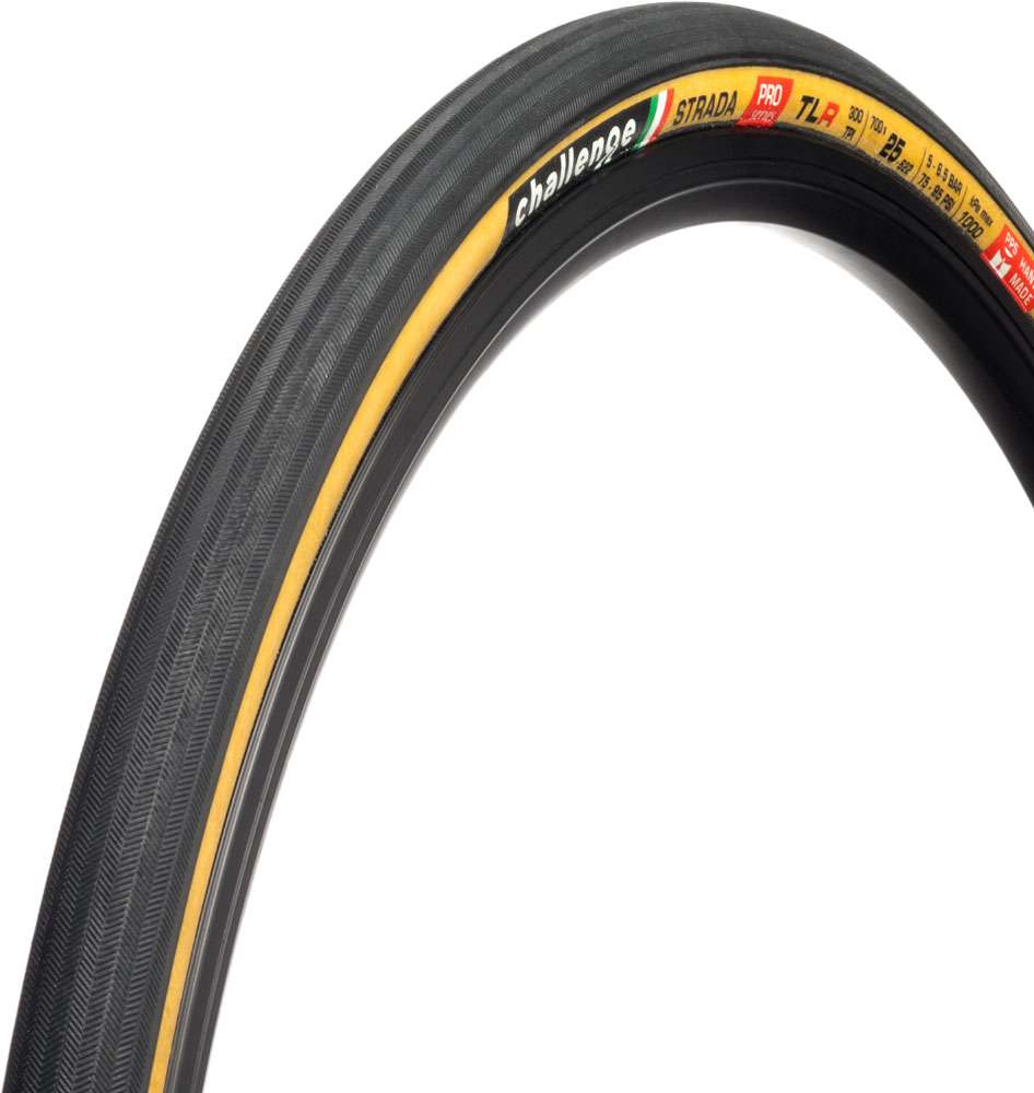 Challenge - strada pro ot tlr 700x25c noir marron