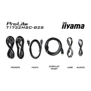 Moniteur à écran tactile Iiyama prolite t1732msc-b2s 17 (noir, VGA, HDMI, port d'affichage, audio, écran tactile) - afbeelding 25