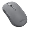 Souris Bluetooth silencieuse Lenovo Yoga Luna Grey (gris foncé, Bluetooth 5.3)