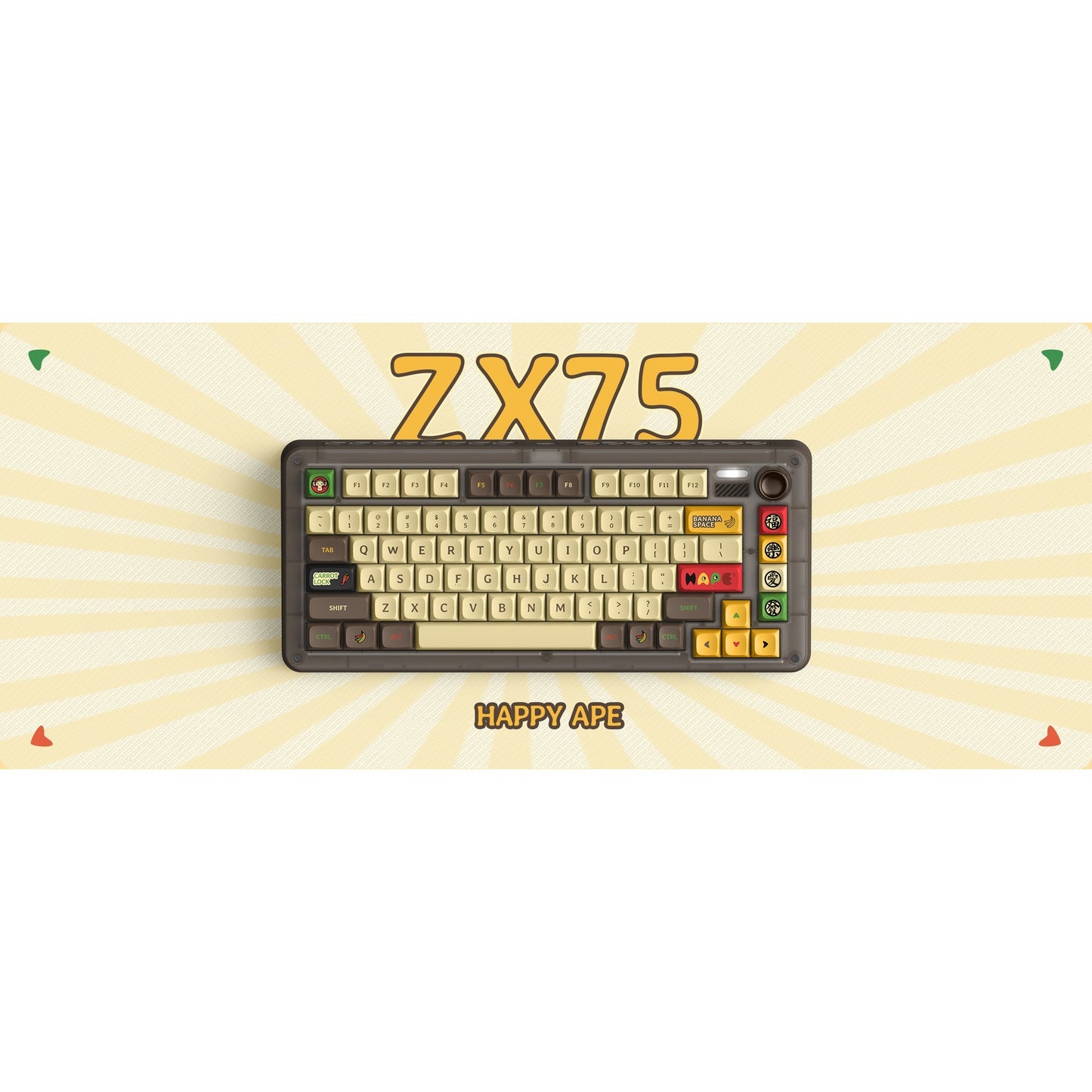 IQUnix ZX75 Happy APE Wireless Kechyboard