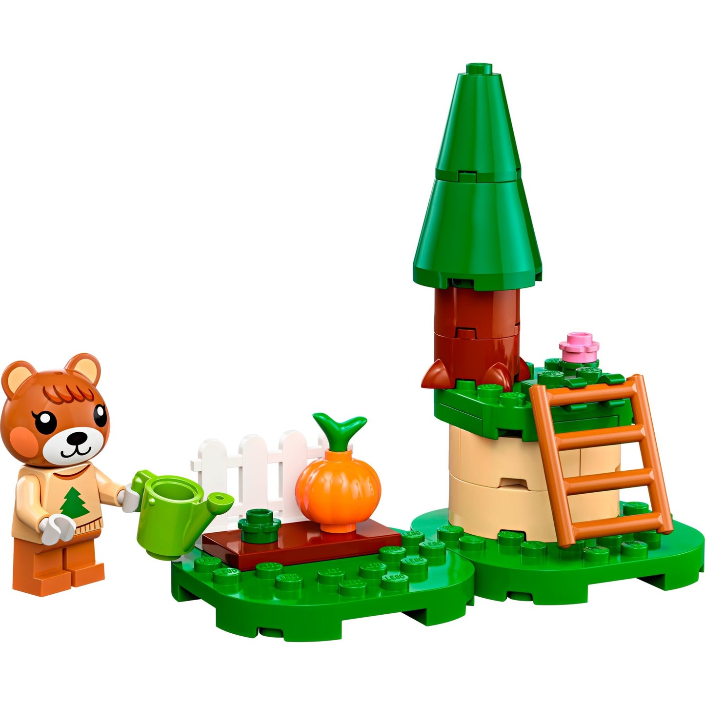 Lego animal cross - jouet de construction de jardin de citrouilles d'érable (30662)