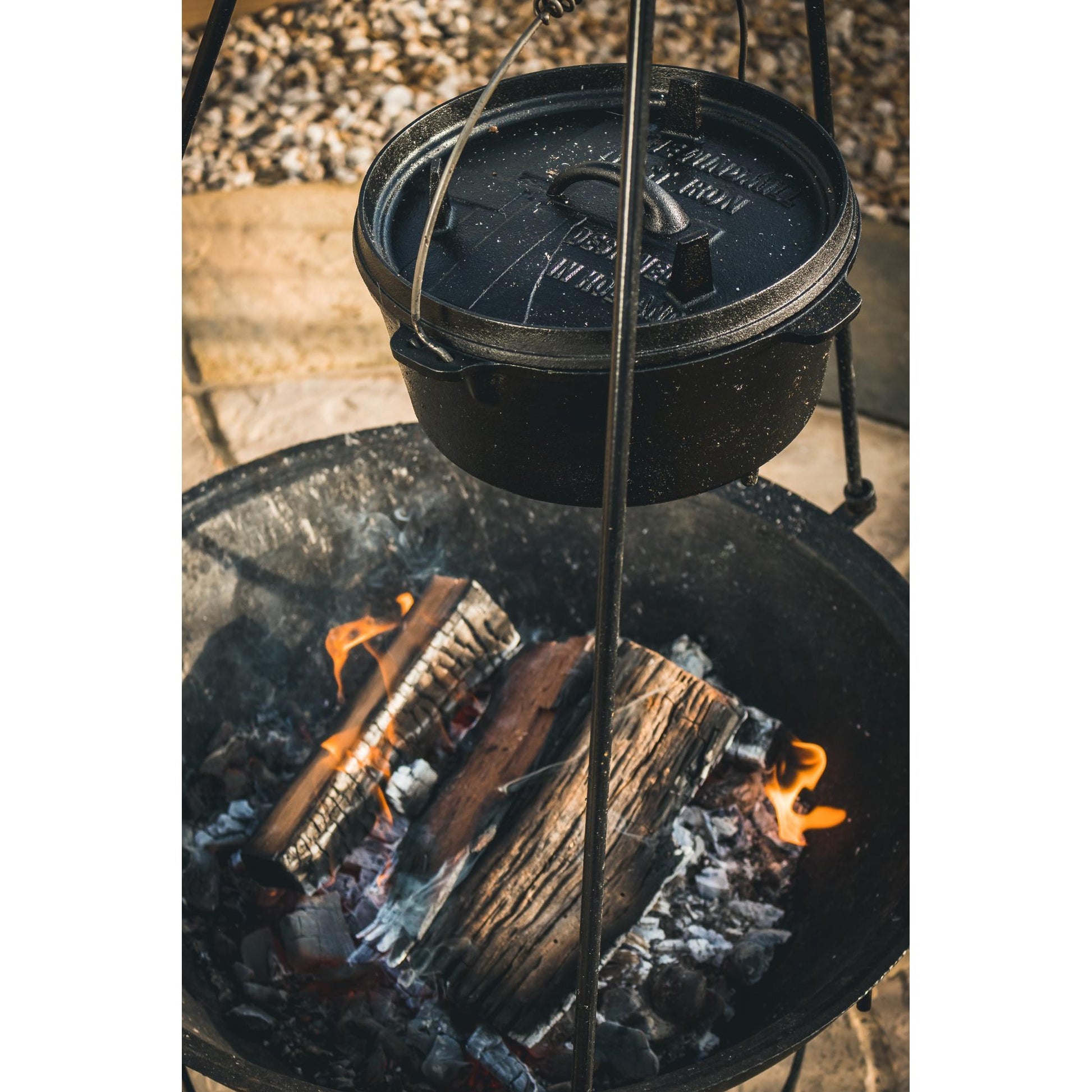 The Windmill Dutch Oven Poêle de cuisson 4,5 qt (noir, ø 25,5 cm | 3,8 litres)