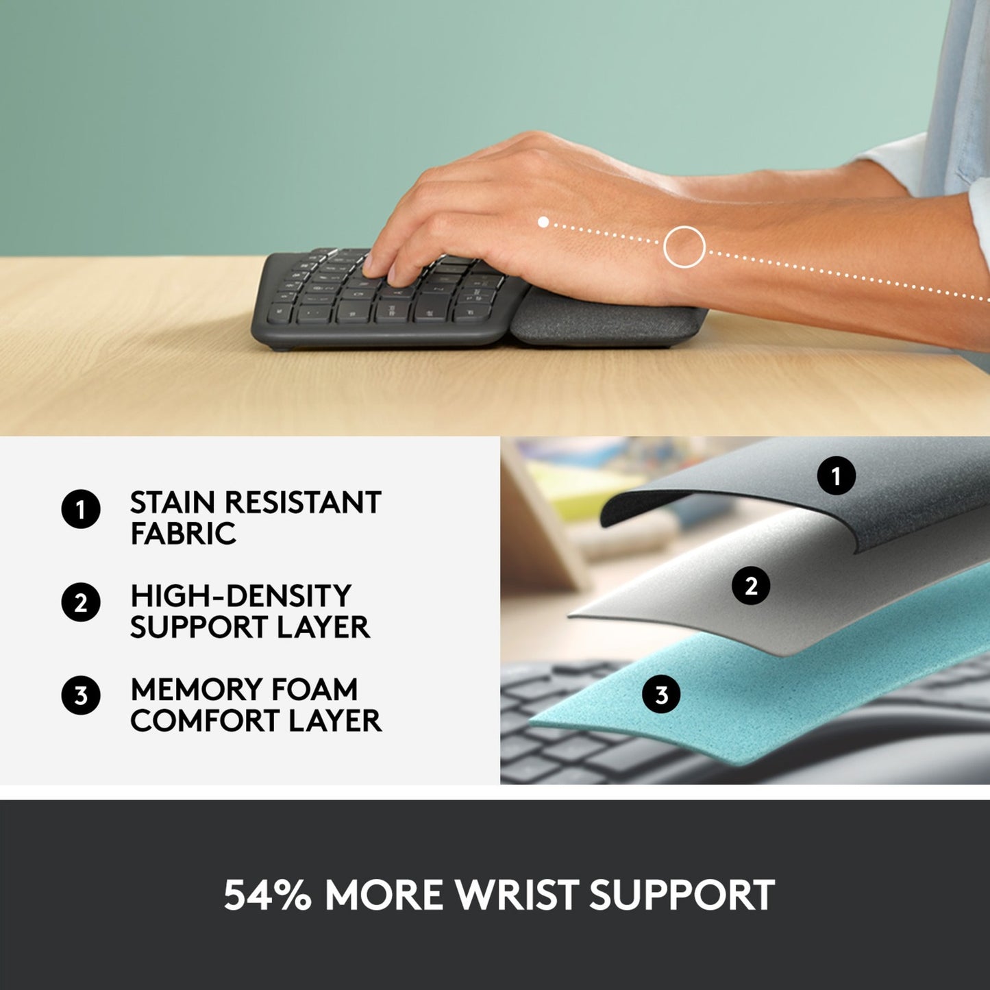 Clavier Logitech K860 ERGO