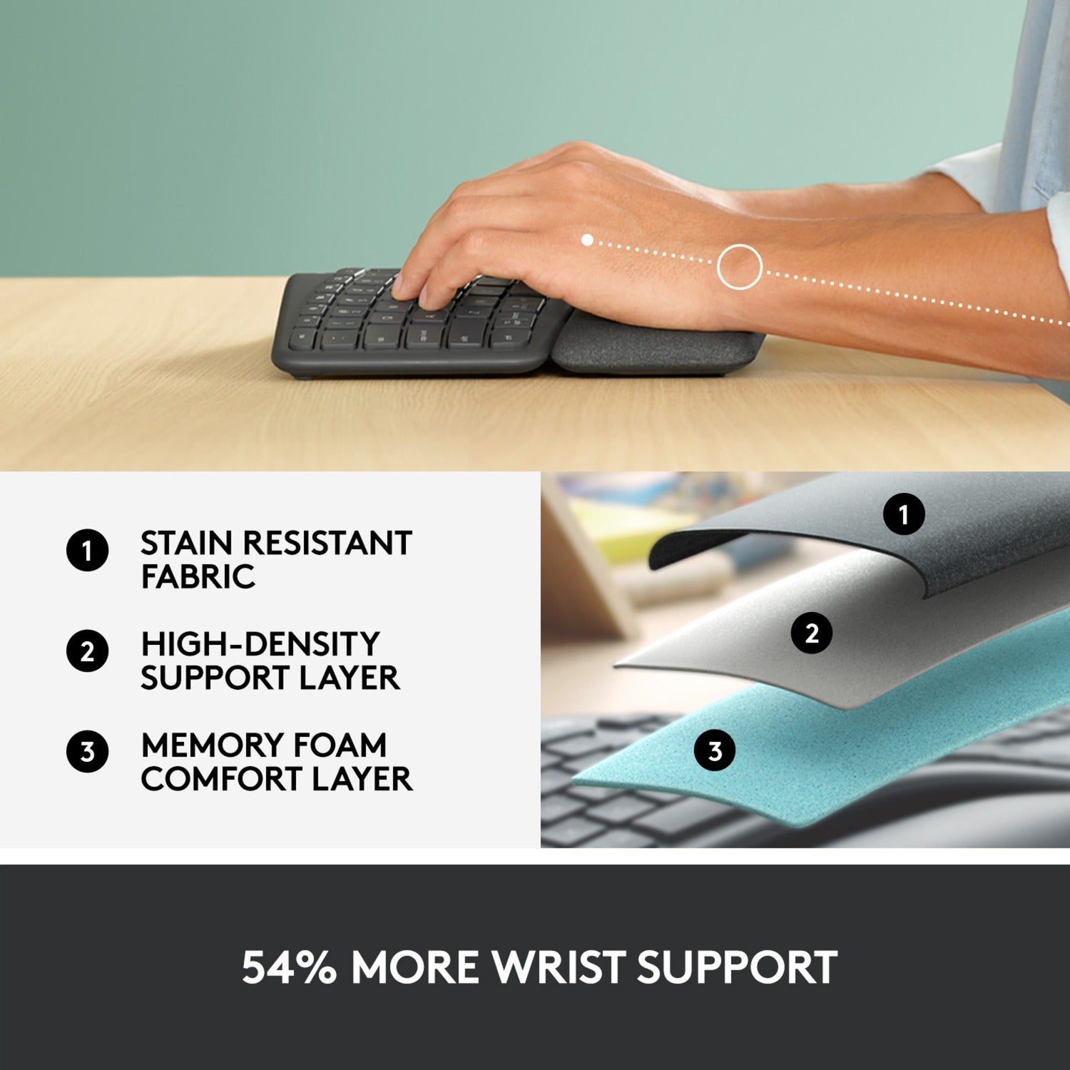Clavier Logitech K860 ERGO