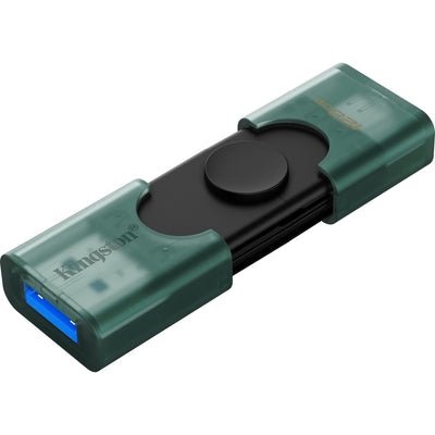 Kingston DataTraveler Duo 128 Go clé USB (vert noir, DTDEG2 128 Go)