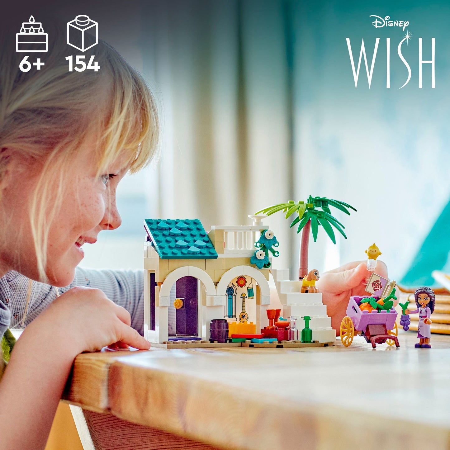 Lego disney - asha dans la ville jouets de construction Rosas (43223)