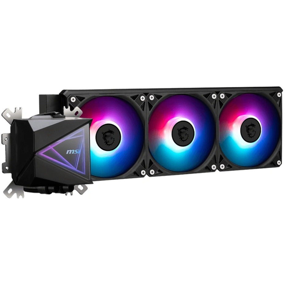 Refroidissement par eau MSI Mag CoreLiquid i360 (noir, connecteur de ventilateur PWM à 4 broches)