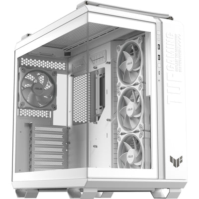 Boîtier tour midi Asus tuf gaming gt502 horizon argb (blanc | 3x usb-a | 1x usb-c | verre trempé)
