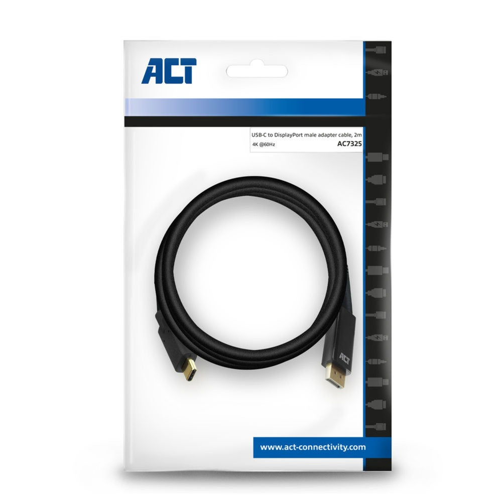 Agir la connectivité USB-C vers le câble DisplayPort