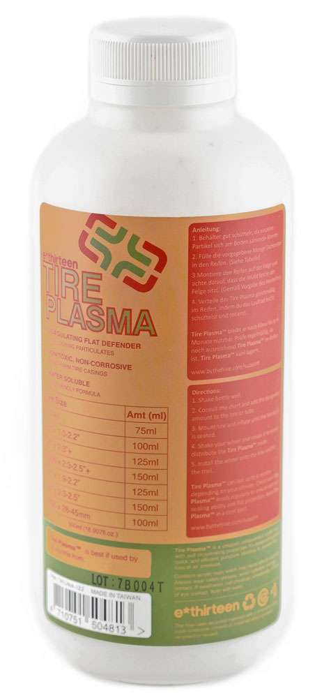 Scellant tubeless plasma pour pneus E*thirteen
