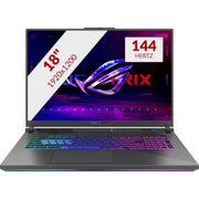 Ordinateur portable de jeu Asus ROG Strix G18 G814PM-S8009W 18 (Gris | R9 7940HX | RTX 5060 | 16 Go | SSD 1 To) - afbeelding 1